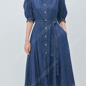 마인 데님 스트랩 원피스 에눌