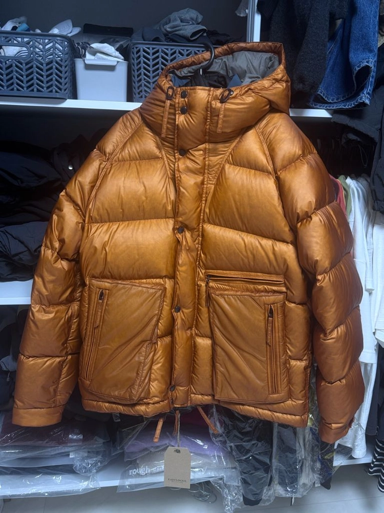 이스트로그 에어본 다운 자켓 오렌지 xl 이미지