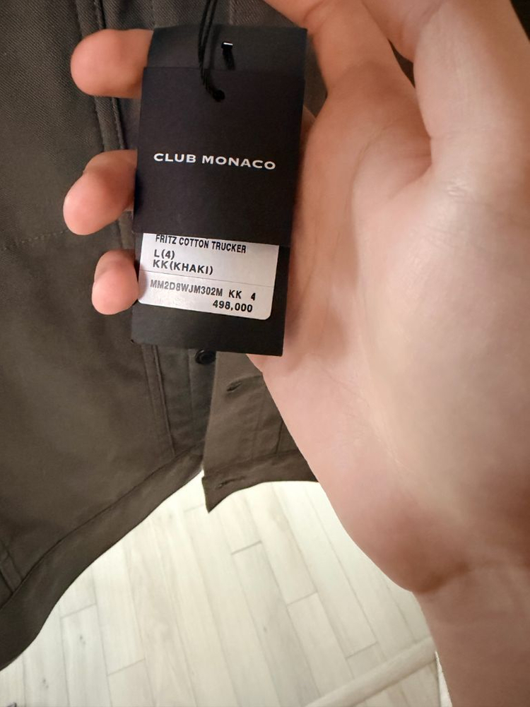 club monaco 클럽 모나코 카키 자켓 새상품--1