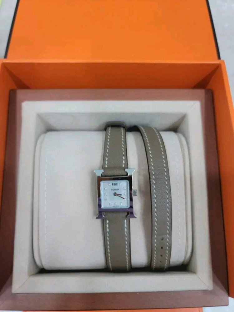 에르메스 h아워 tpm 다이아 악어 스트랩 이미지