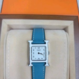 에르메스 h아워 pm사이즈 블루진 스트랩