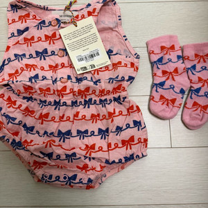 보보쇼즈 리본롬퍼 12m 양말 세트