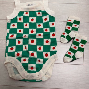 보보쇼즈 토마토 바디수트9m 양말세트