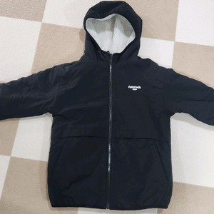 유솔 150 양털 후드 양면점퍼 자켓 이미지