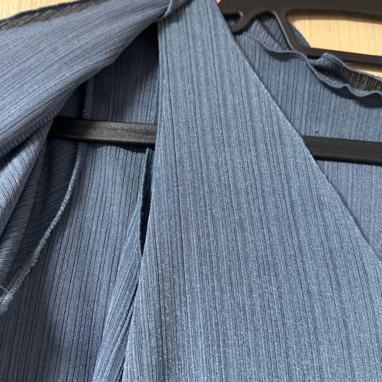 플리츠 나시+가디건 세트 블루--1