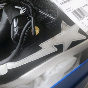 아디다스 x 베이프 캠퍼스 00s 코어 블랙 오프 화이트