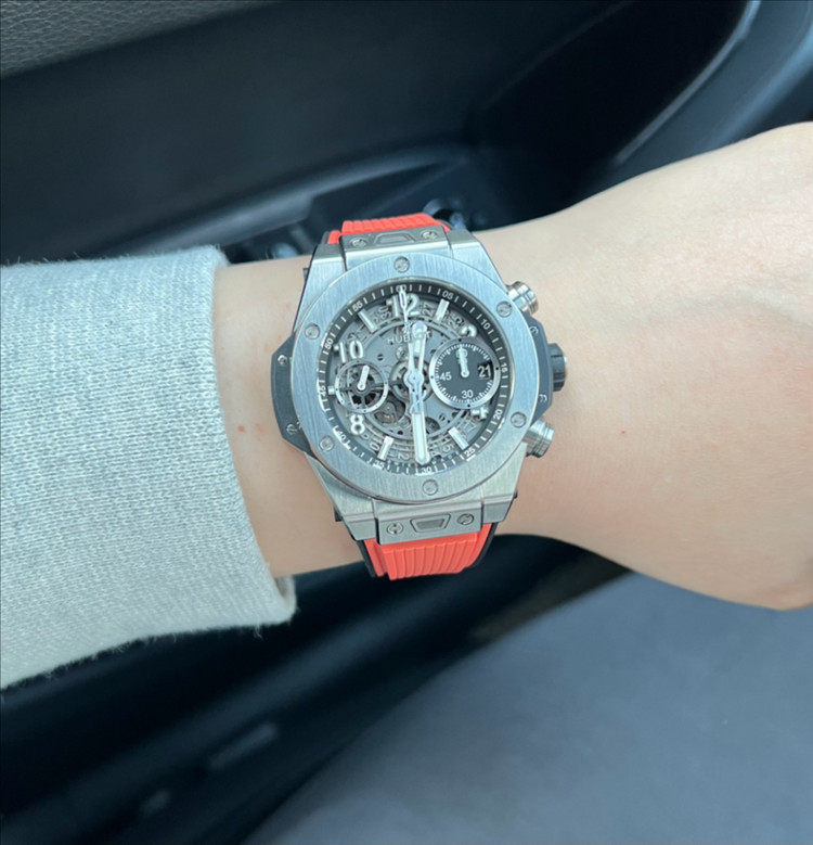 위블로 신형 빅뱅 유니코 티타늄42mm추가 러버2종포함 국내풀셋--1