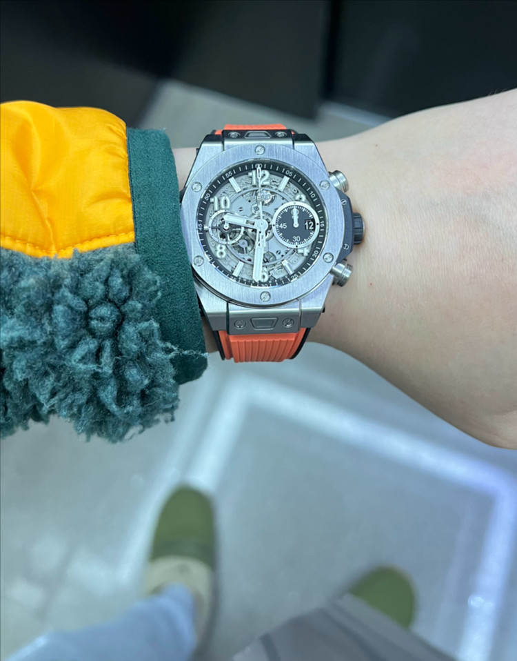 위블로 신형 빅뱅 유니코 티타늄42mm추가 러버2종포함 국내풀셋--3