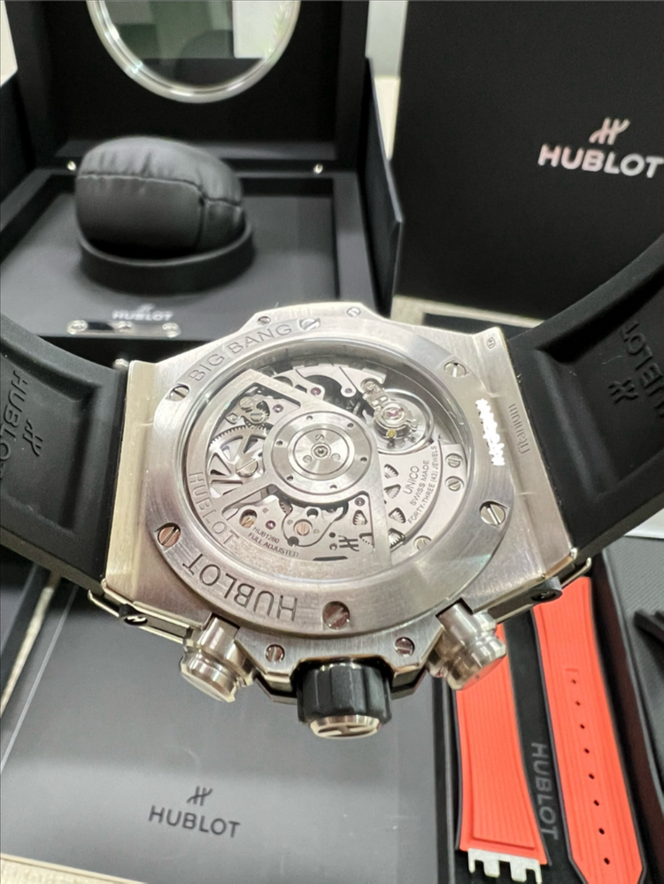 위블로 신형 빅뱅 유니코 티타늄42mm추가 러버2종포함 국내풀셋--7