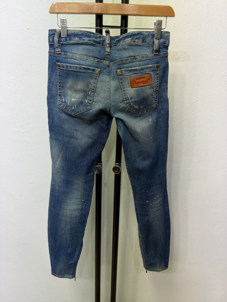 정품) Dsquared2 디스퀘어드2 여성 데님 청바지 36(28)--4