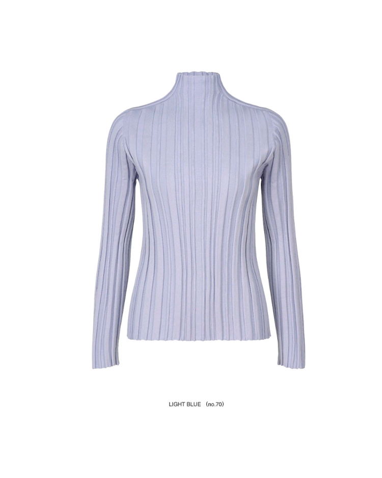 플리츠플리즈 플래닛 니트 탑--1