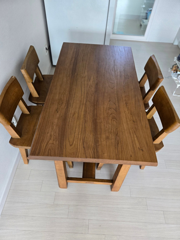 우리꼴 자연가구 원목 식탁, 좌탁, 쇼파 (급처) 이미지