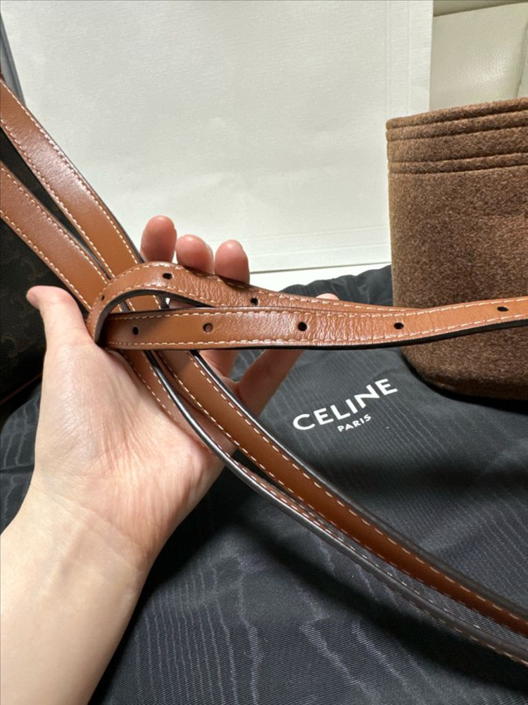 셀린느 미니 폴코 백팩--5