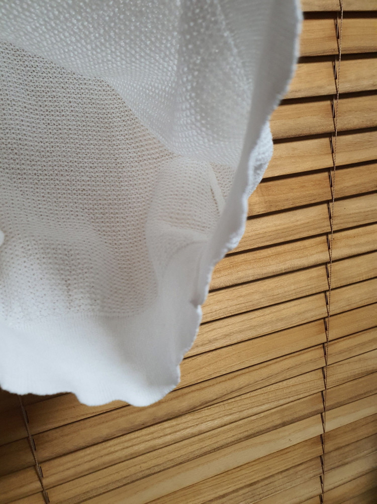 빈폴 PK 자수 하프 슬리브 니트 탑 L 사이즈 25SS 이미지