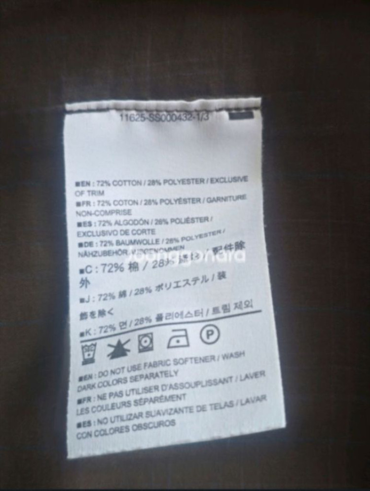 가격인하) 아크테릭스 (Arcteryx) 코튼 체크 반팔 셔츠 XL--6