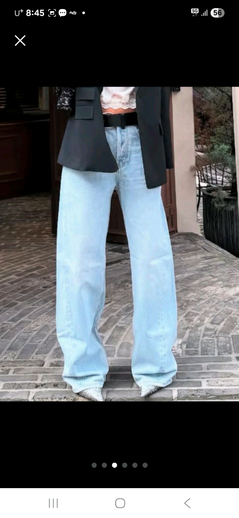 알렉산더왕 벨트데님 넘버프로젝트 식스앤어하프 이미지