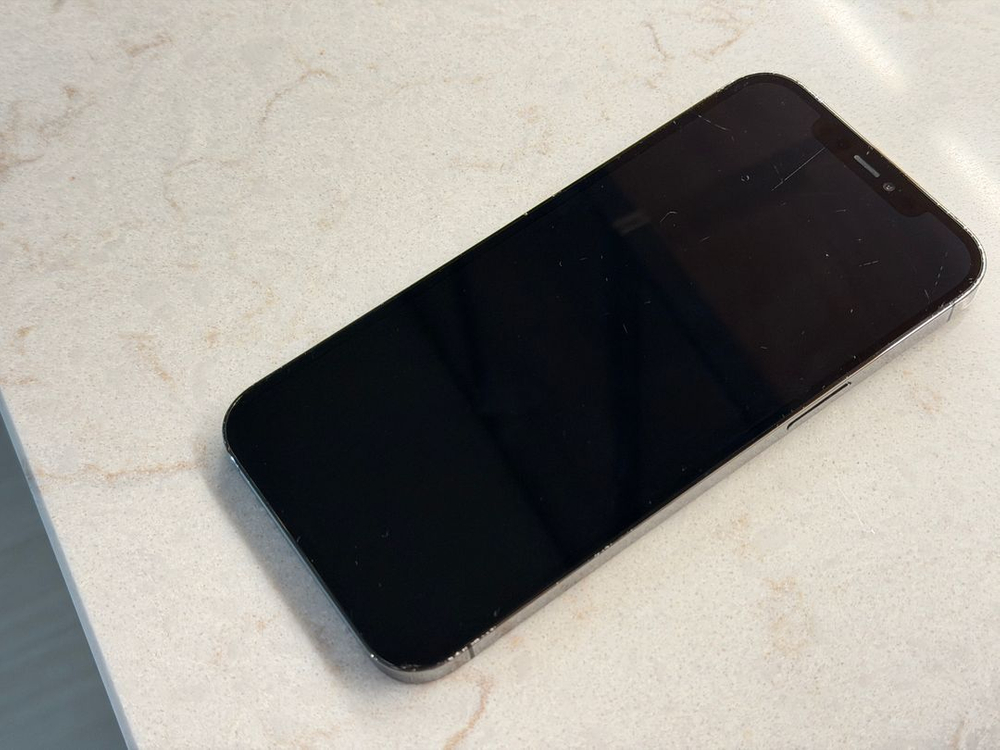 아이폰12 프로맥스 256 배터리성능 82퍼 그래파이트--1