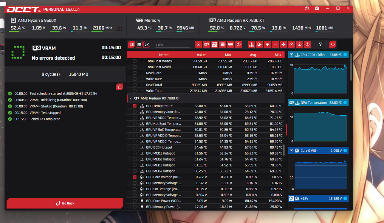 xfx RX7800XT merc 그래픽카드 판매합니다.--1