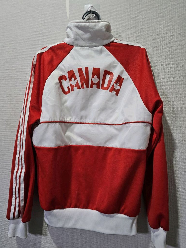 아디다스 캐나다 흰빨 트랙탑 저지 져지집업 95/M 이미지
