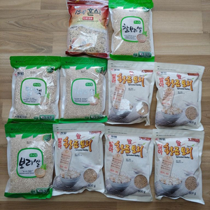 정원식품 발아곡물세트 잡곡세트 10봉 100% 국내산 미개봉 발아 황금찰보리 찰보리쌀 압맥 보리쌀 겉보리쌀