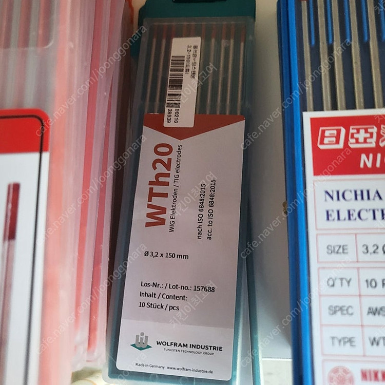 텅스텐봉 용접봉 독일제(본켄 판매) 울프람 이미지