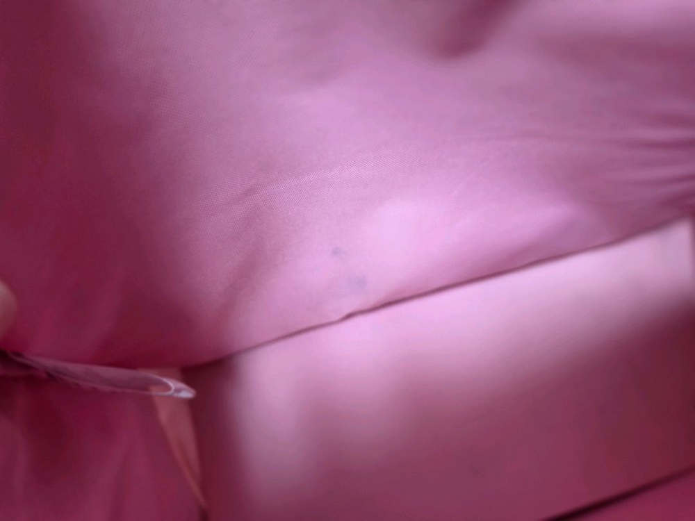 플라키키 하트 책가방 분홍 깅엄 체크--2