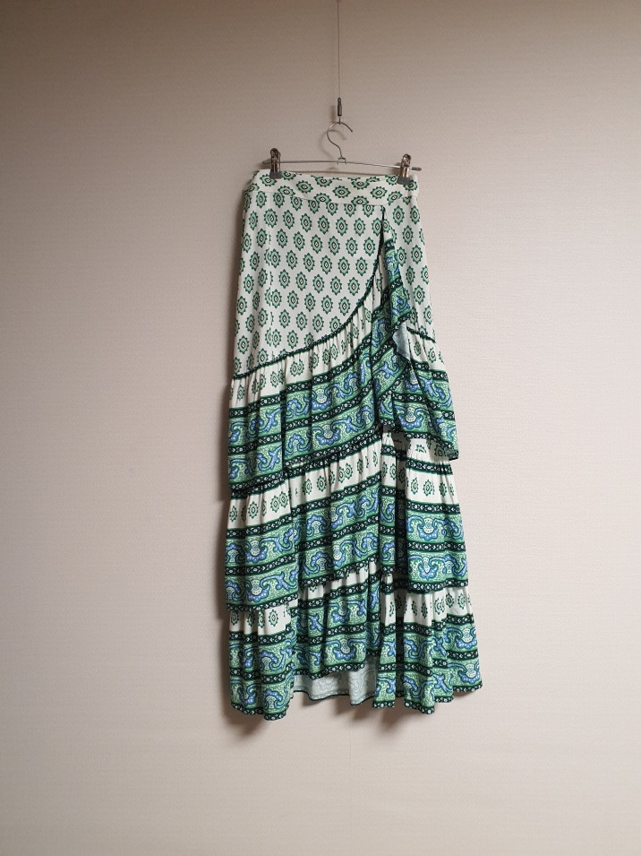 산드로 sandro 프릴 디테일 티어드 스커트 1사이즈--3