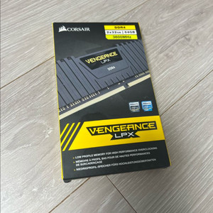 커세어 DDR4 32GB *2 3600 64기가 메모리