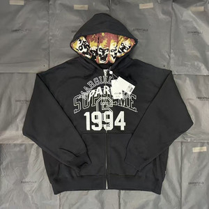 슈프림 X MM6 메종 마르지엘라 남성 집업 후드