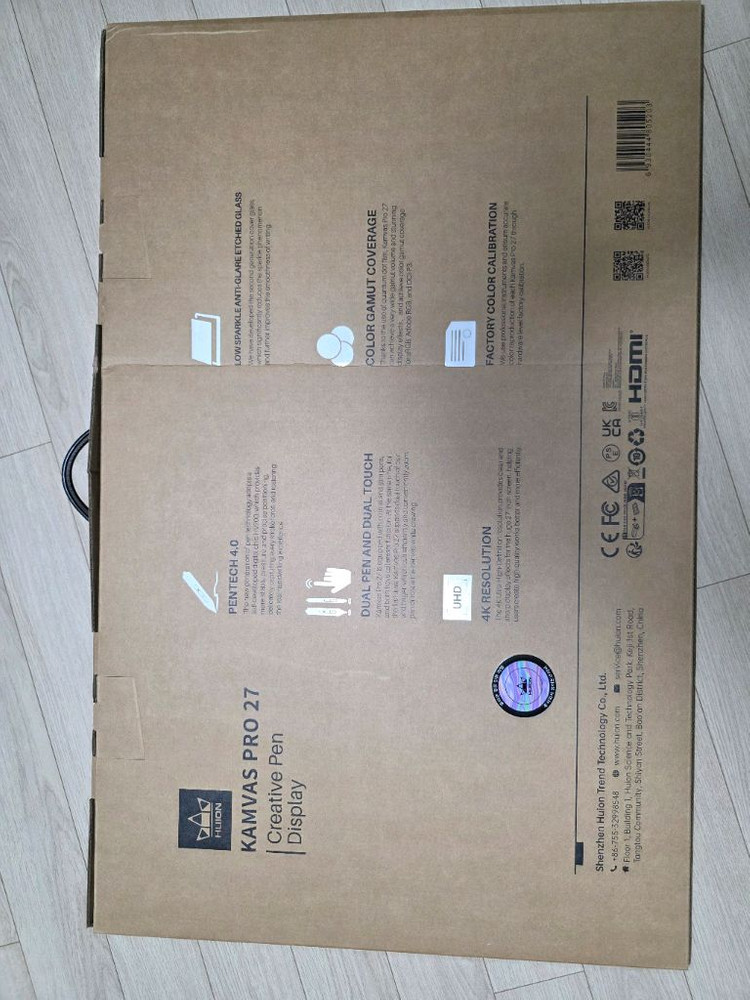 [미개봉]휴이온 캄바스 프로 27 4k 액정타블렛--2