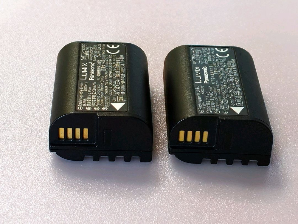 파나소닉 루믹스 DMW-BLK22 카메라 배터리 2개(정품)--3