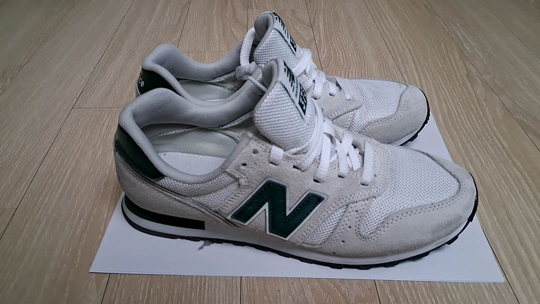 [품절상품] 뉴발란스 뉴발 373 그린 화이트 그레이 운동화 신발 255--2