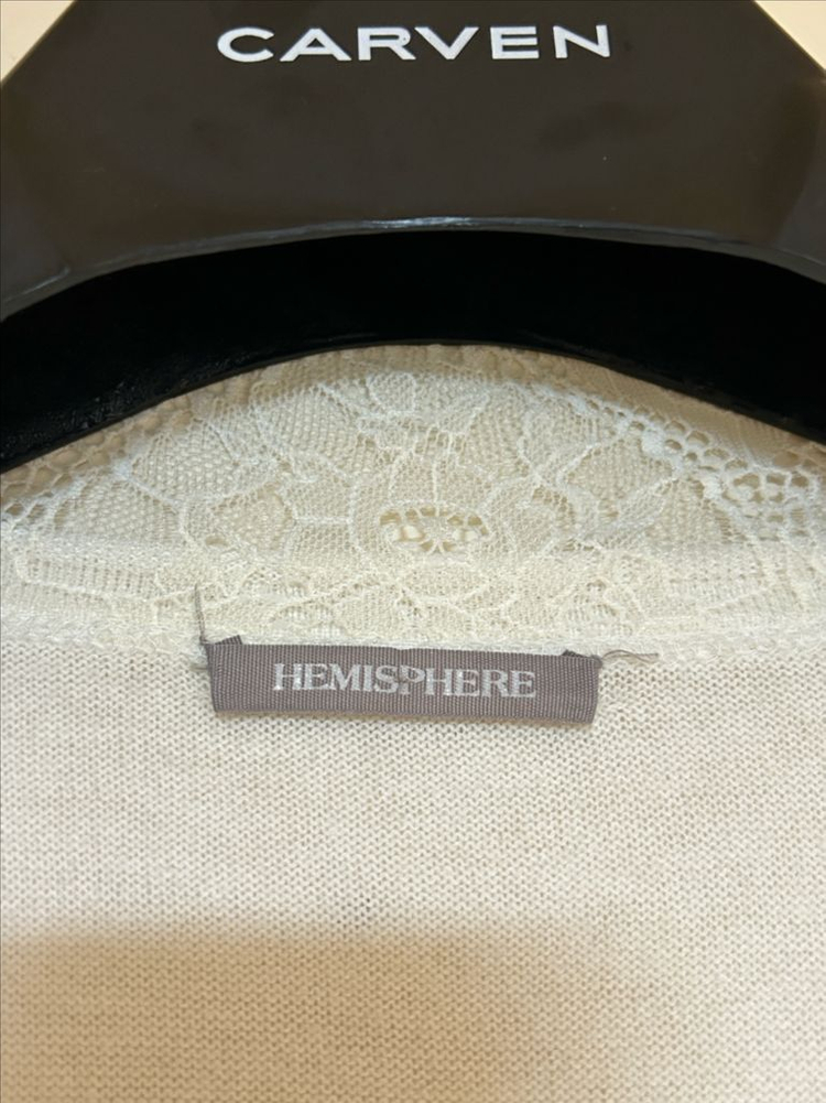 헤미스피어 캐시미어 가디건--5