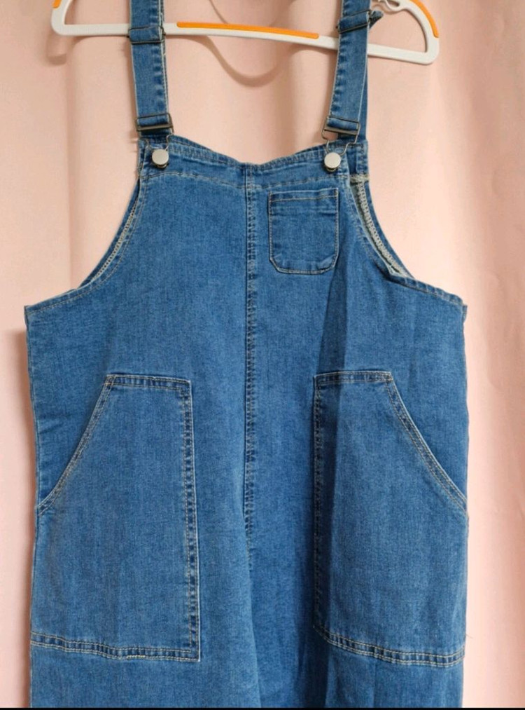 난닝구 데님 멜빵바지.새옷--4