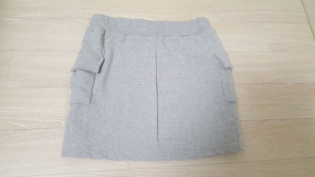 [품절새상품] 손 화민 님 디에이디 코튼 카고 미니 스커트 치마 그레이--5