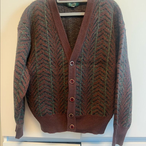 빈티지 모 가디건