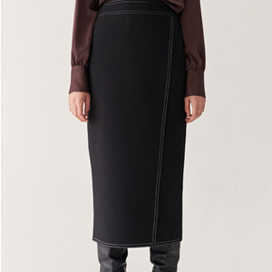 모한 FW wrap skirt