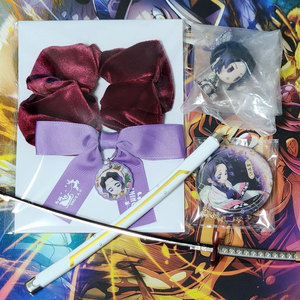 귀멸의 칼날 코쵸우 시노부 초코노코 피규어/중국 캔뱃지/슈슈 머리끈 일괄