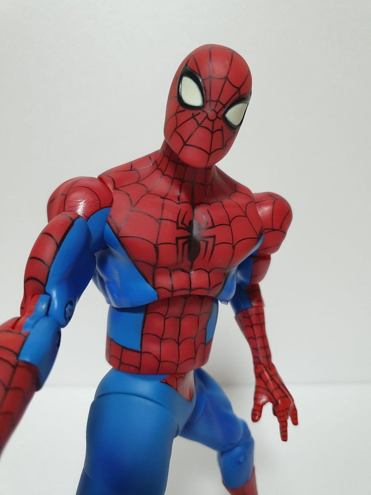 1/6 12인치 토이비즈 Toy Biz 스파이더맨 Spider-Man 관절 가동 피규어 야광 기믹 신품급 이미지