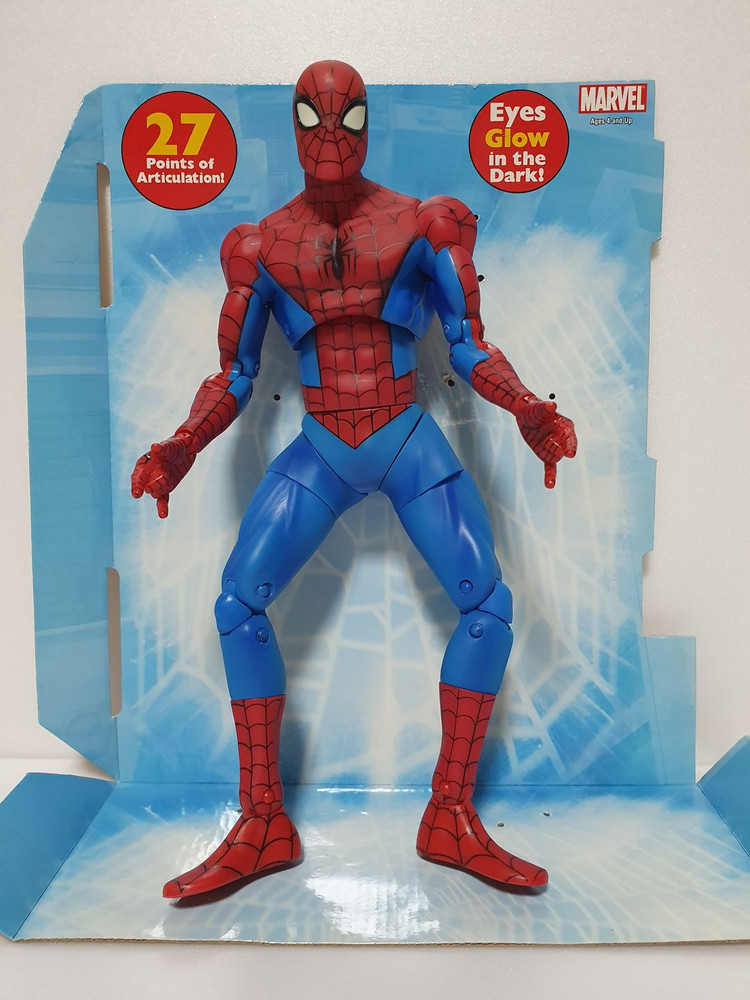 1/6 12인치 토이비즈 Toy Biz 스파이더맨 Spider-Man 관절 가동 피규어 야광 기믹 신품급 이미지