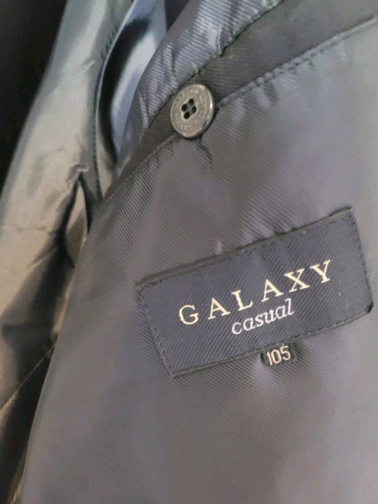 갤럭시 멋스런 블루종 체크무늬 자켓 105.점퍼--3