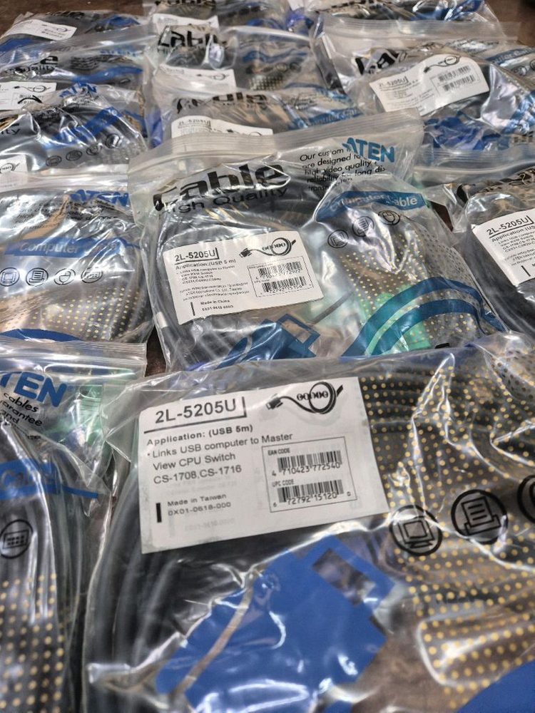 [전산실철수/서버장비] ATEN 2L-5205U USB 5M KVM케이블 / 서버실 랙장비용 / 16개--2