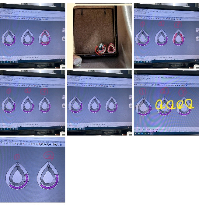 3월 탄생석 아쿠아마린 팬던트(새상품)--2