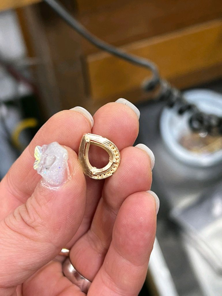 3월 탄생석 아쿠아마린 팬던트(새상품)--3