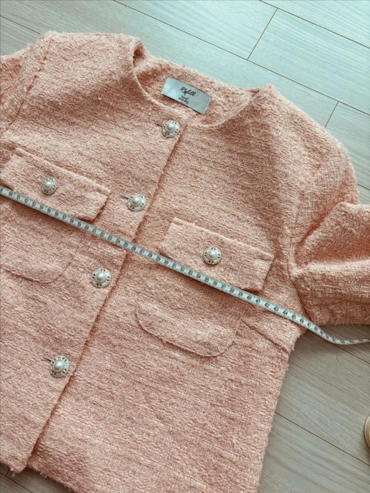 새옷 라벨르로즈 트위드 원피스&자켓 셋업 M 이미지