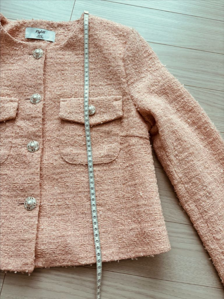 새옷 라벨르로즈 트위드 원피스&자켓 셋업 M 이미지