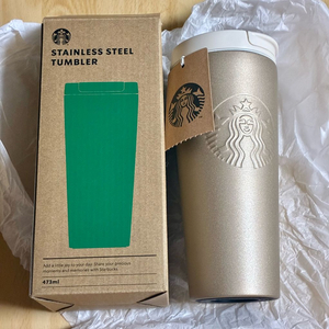 새상품,당일발송)스타벅스 SS 뉴트럴 밸류 텀블러 473ml 골드