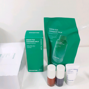 (새제품)이니스프리 그린티 세라마이드 밀크 에센스 160ml +160ml 등