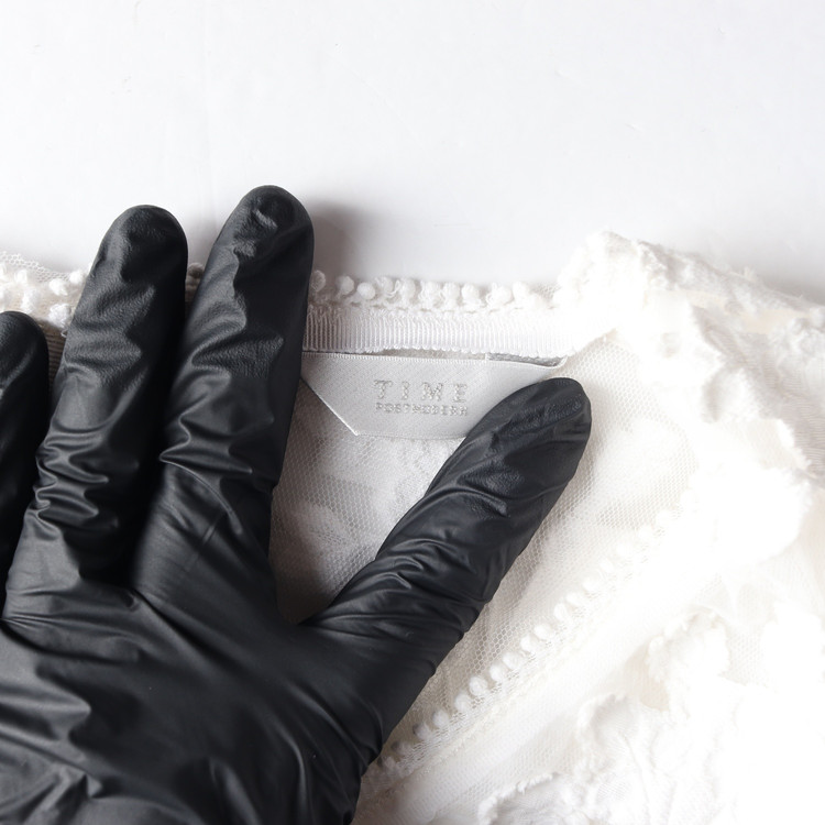 TIME 타임 화이트 플로럴 레이스 브이넥 긴팔 블라우스--4