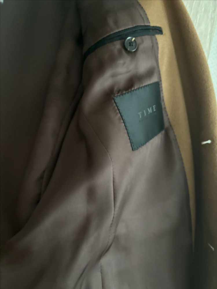 한섬 매장정품 TIME 타임 남성 캐시미어 100% 코트 새상급 이미지